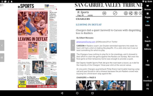 SGV Tribune android App screenshot 0